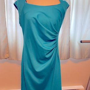 Calvin Klein Women’s turquoise career style dress.